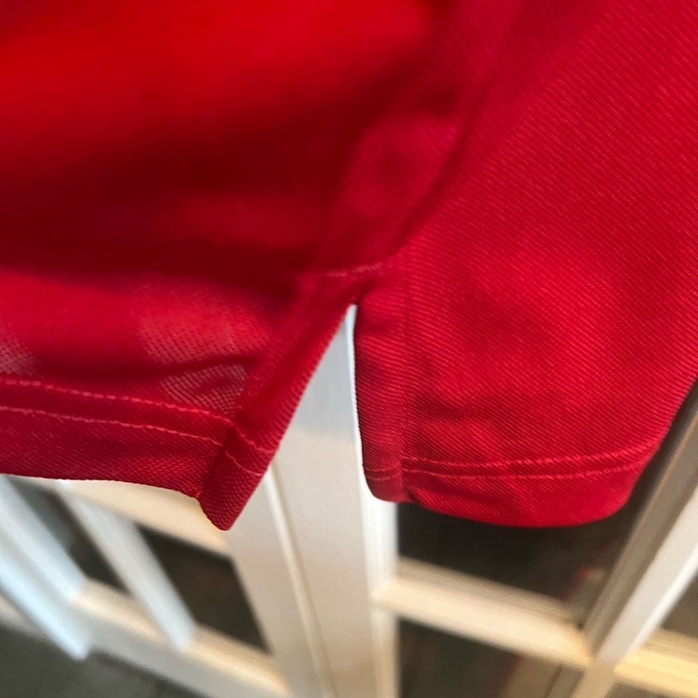 NWT- 🇺🇸 Dickies Red Men’s Collared Polo Pull Over Size 5X - Picture 8 of 8